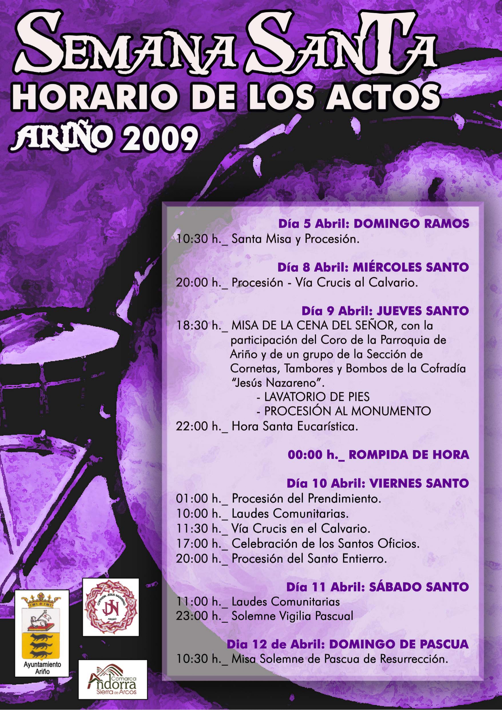Semana Santa en Ariño 2009 Ariño